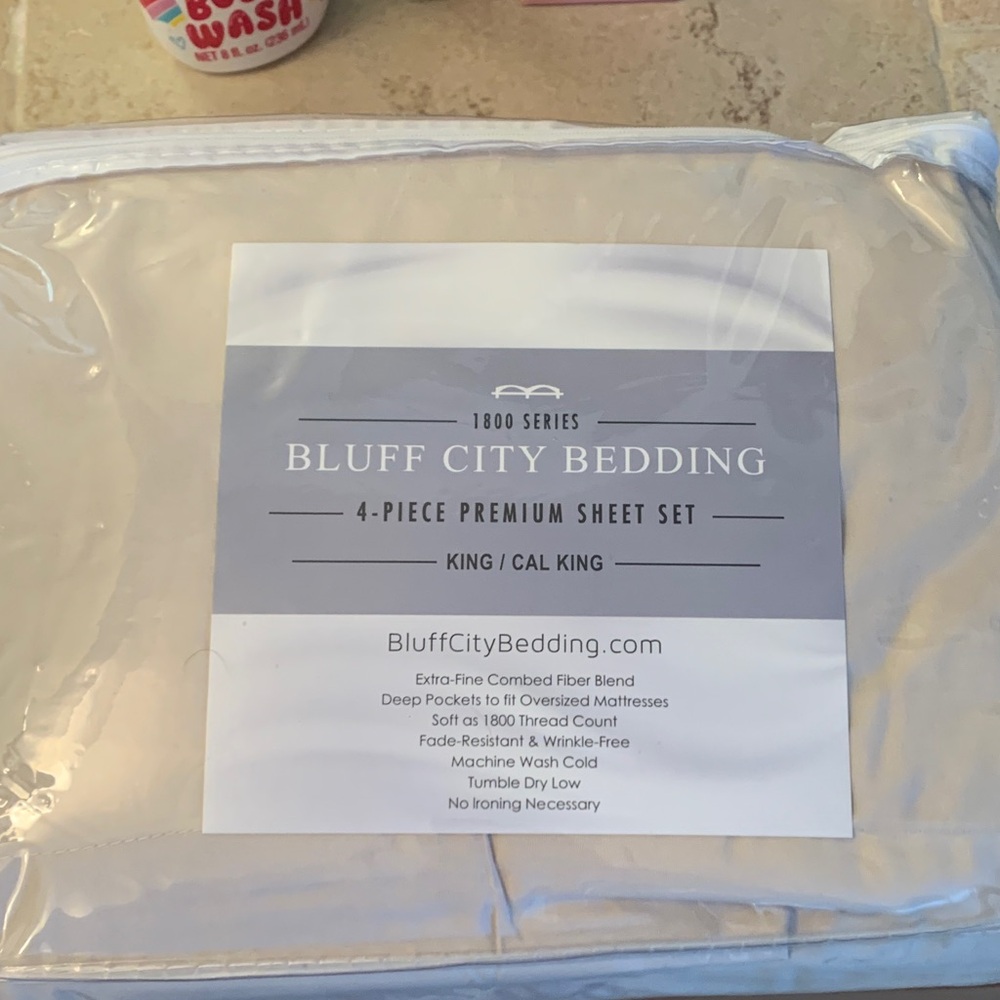 4-Piece Premium Sheet Set in Cream